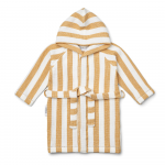 Liewood-ogrtač-Gray—YD-stripes-White–Yellow-mellow